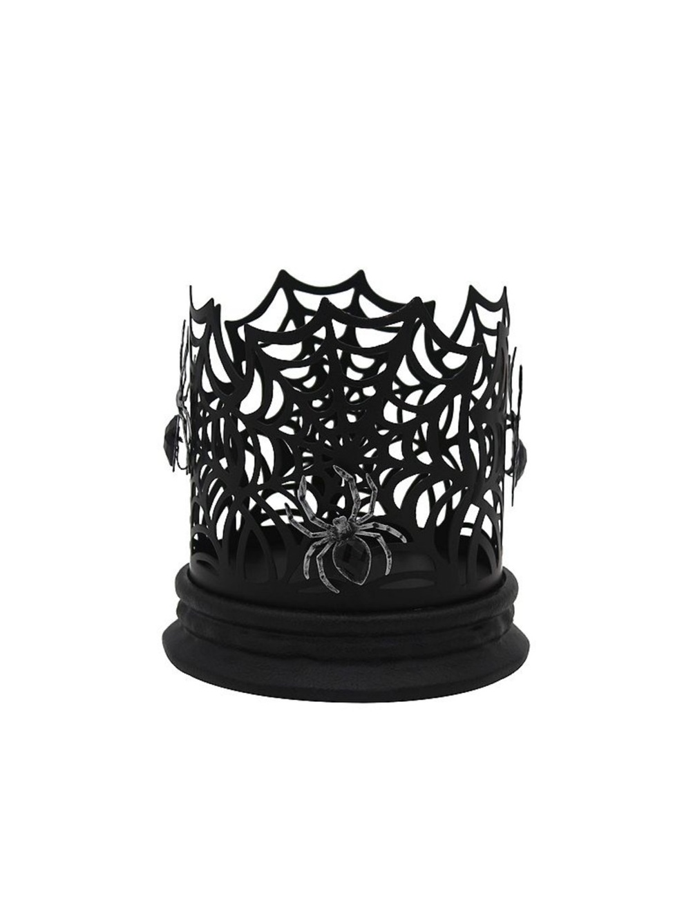 Black Spider Web Decorative Candle Holder - Brand